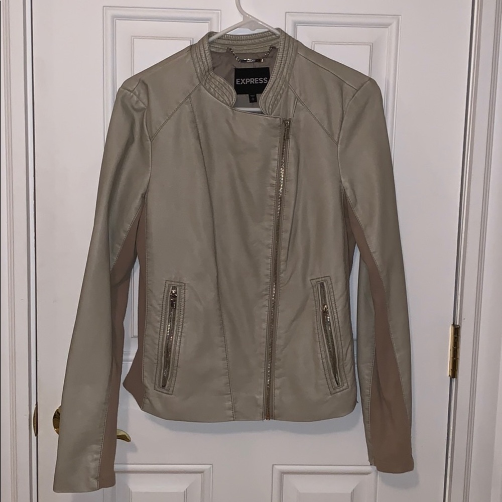 Express leather jacket